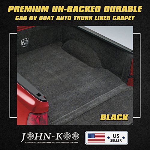 24 inch X 78 inch Universal Black Mat DJ Car Automotive SUB Speaker Box Carpet Trunk Liner