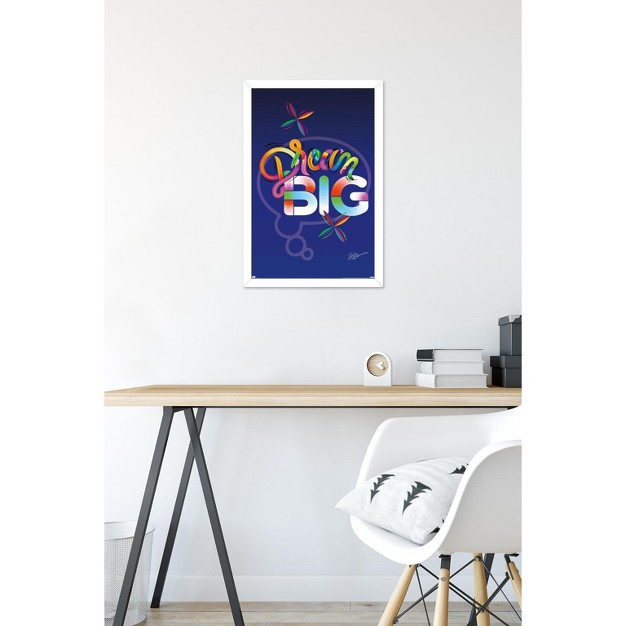 Trends International Jason Naylor Dream Big Framed Wall Poster Prints