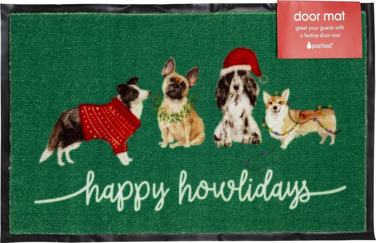 Pearhead Happy Howlidays Doormat