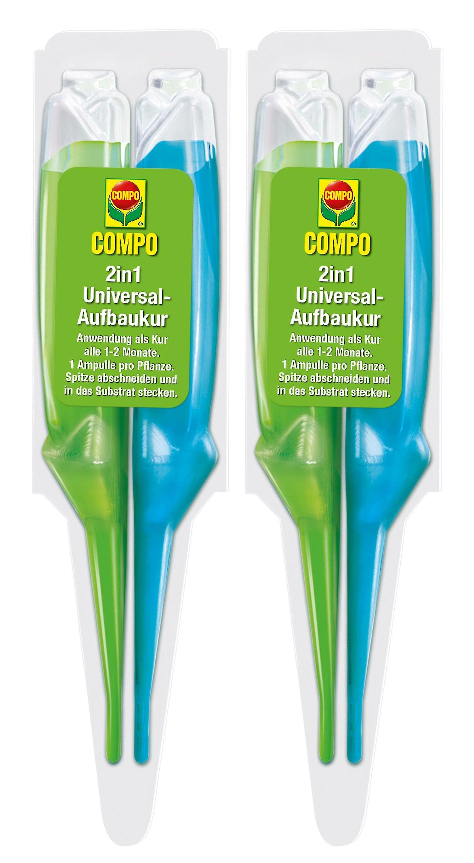 2 x COMPO 2in1 Universal-Aufbaukur， 2 x 15 ml