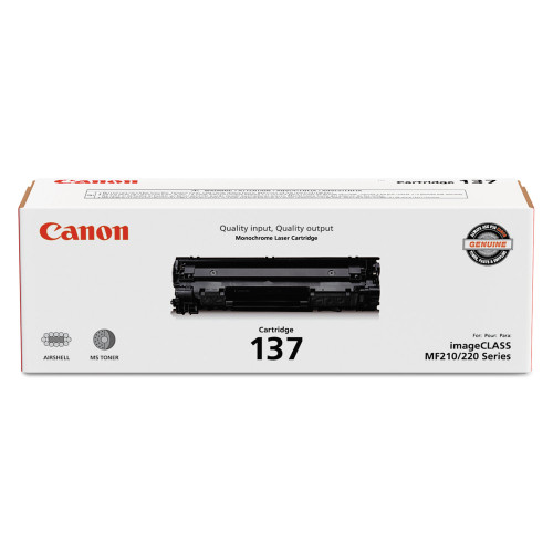 Canon 9435B001 (137) Toner， 2，400 Page-Yield， Black