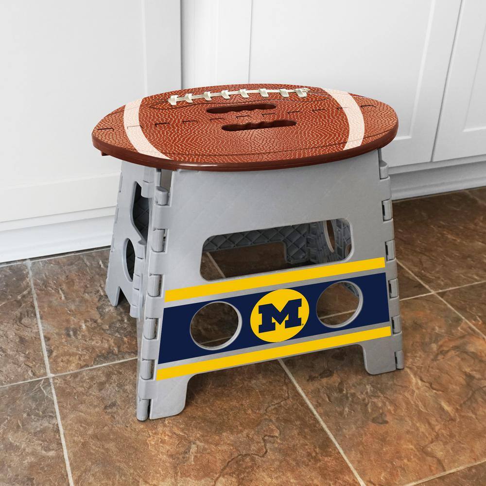 FANMATS NCAA University of Michigan Plastic Folding Step Stool 24567