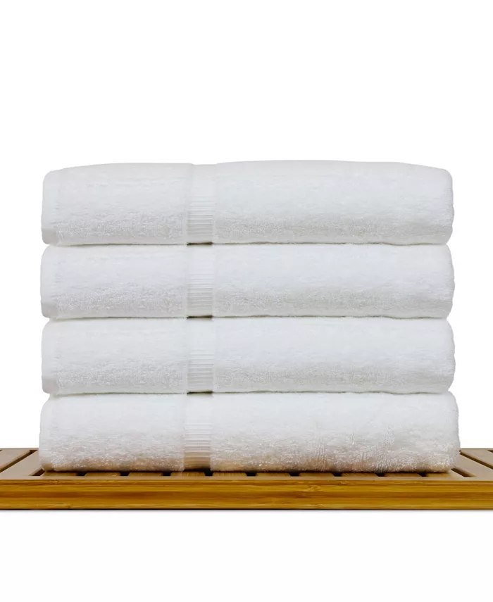 BC Bare Cotton Luxury Hotel Spa Towel Turkish Cotton Bath Towels Set of 4