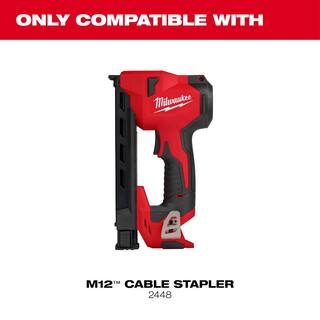 MW 1 in. Insulated Cable Staples for M12 Cable Stapler (600 Per Box) MNM1-600