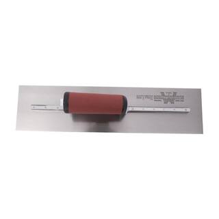 MARSHALLTOWN 18 in. x 4 in. Straight Durasoft Handle Finishing Trowel MX81D