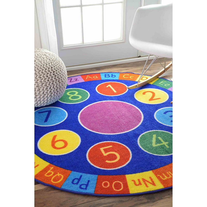 nuLOOM Giza Number Circles Rug