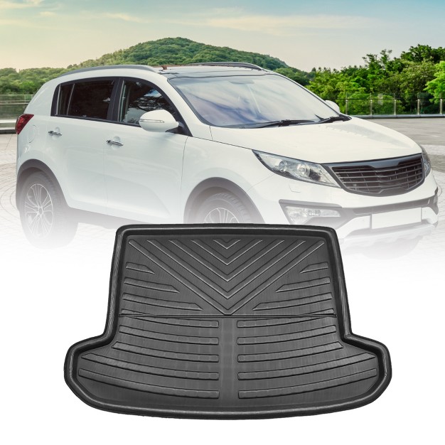 Unique Bargains Car Rear Trunk Boot Liner Cargo Mat Floor Tray For Kia Sportage 2017 2018