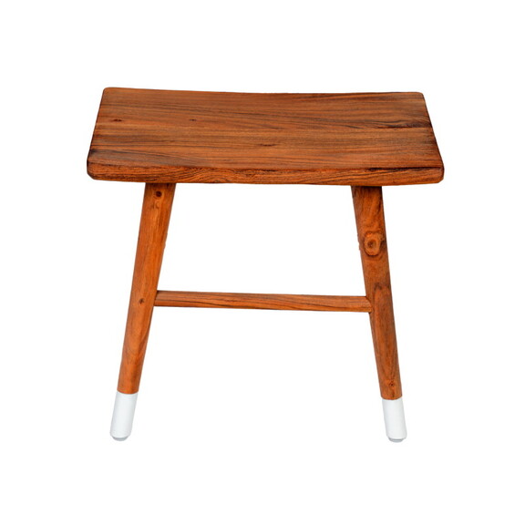 18 inch Rectangular Acacia Wooden Side Table with ...