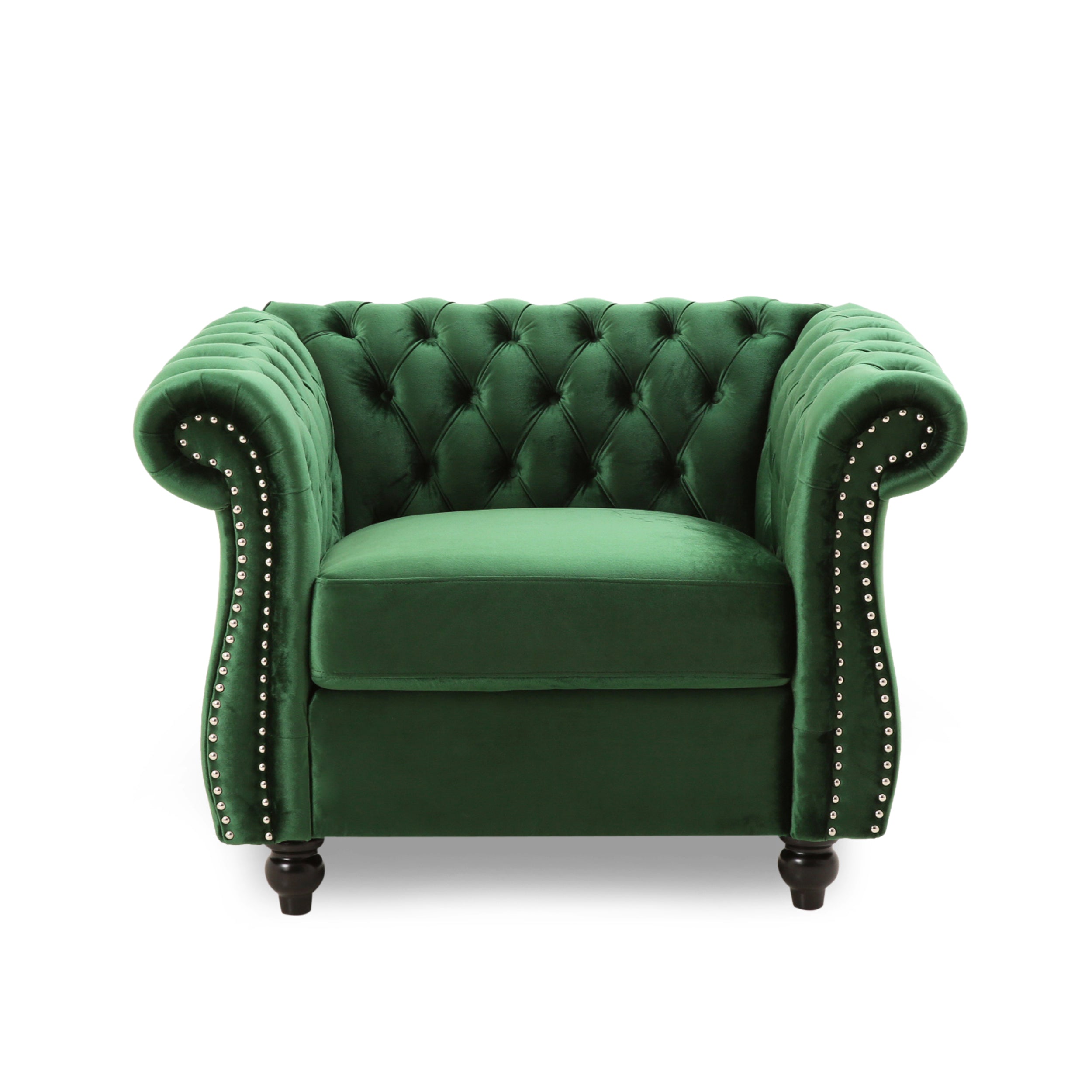 Galilea Chesterfield Velvet Club Chair