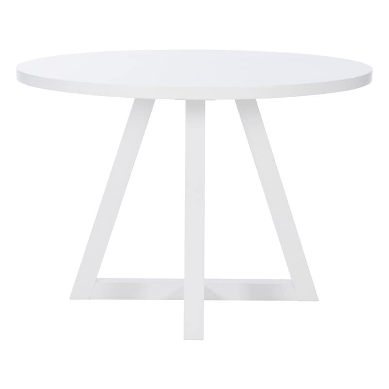 Catron White Round Dining Table