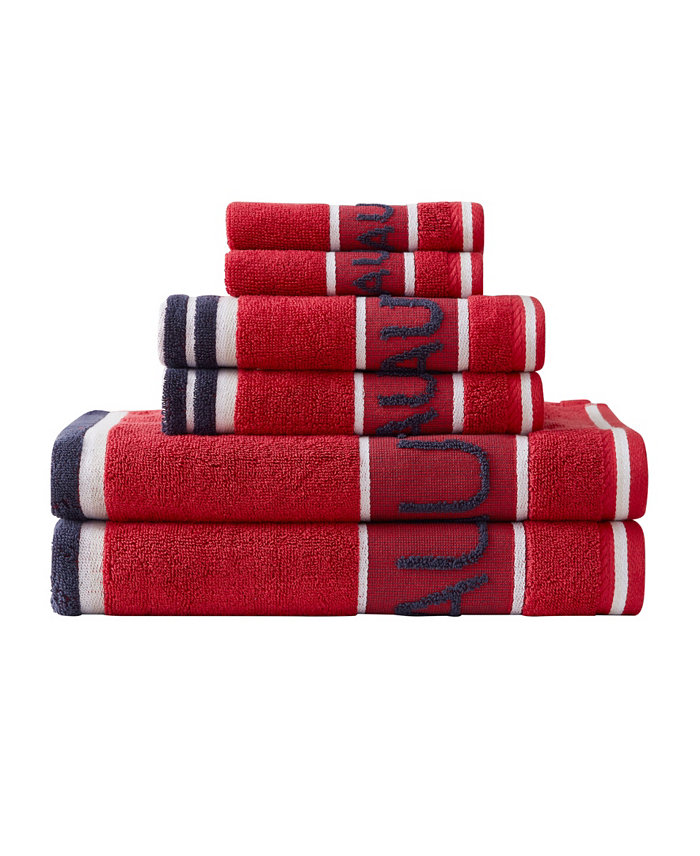 Nautica Radar Cotton Terry 6 Piece Towel Set