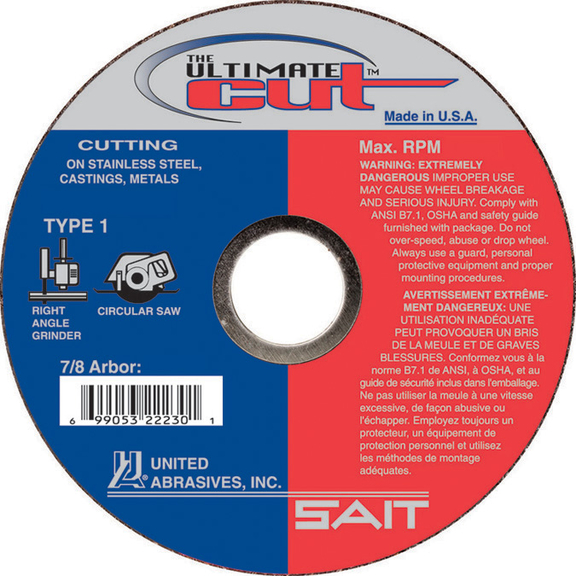 SAIT 22235 Type 1 5 X .045 X 7/8 Ultimate Cut