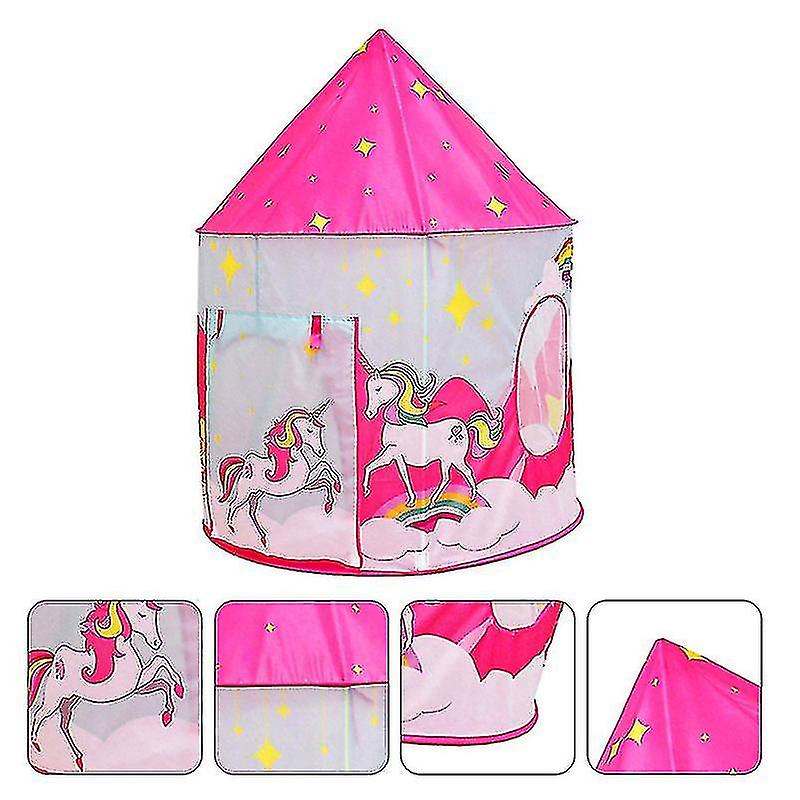 1set Pattern Tent Toy Home Foldable Tent Portable Tent Tent Indoor Play Owed Play For Home Kids