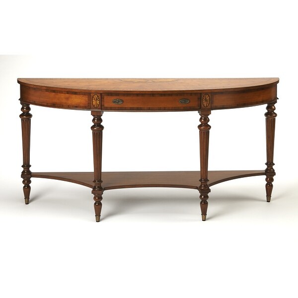 Butler Connoisseur's Demilune Console