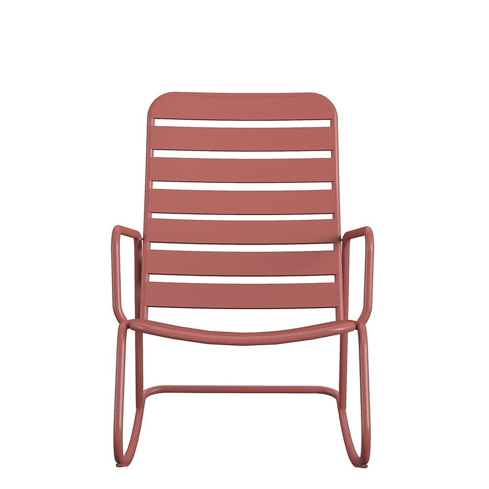 The Novogratz Poolside Collection Roberta Outdoor Rocking Chair