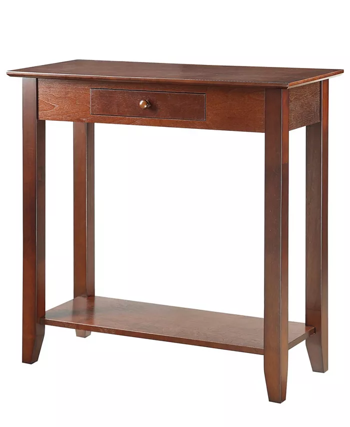 Convenience Concepts 31.5 Wood American Heritage 1 Drawer Hall Table