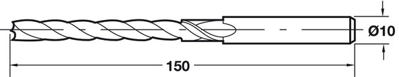 Hafele Step Bit  for Confirmat Installation