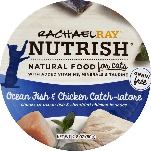 Rachael Ray Nutrish Ocean Fish and Chicken Catch-iatore Natural Grain-Free Wet Cat Food