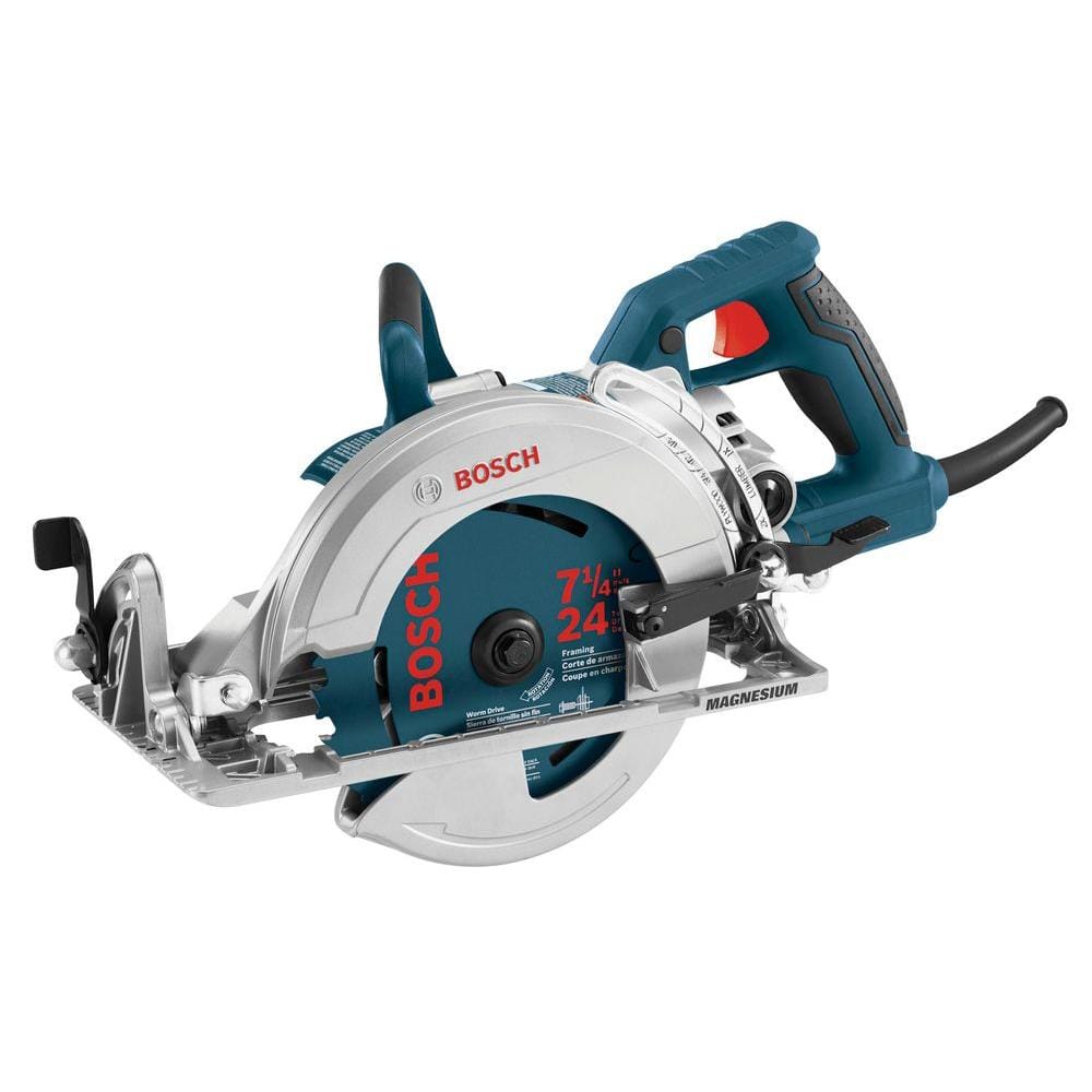 Bosch 15 Amp 7-1/4 in. Corded Magnesium Worm Drive Circular Saw with Carbide Blade CSW41