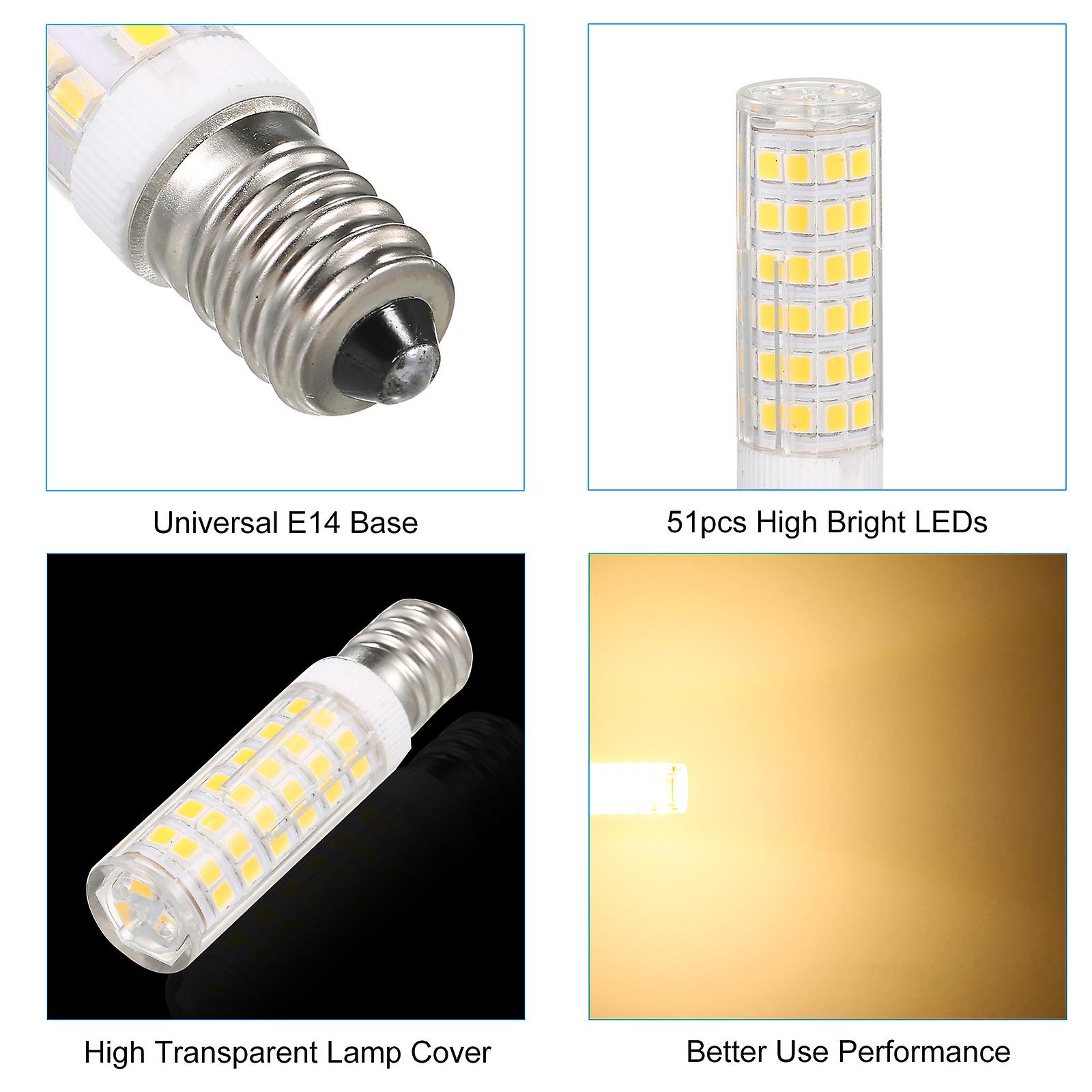 E14 Mini Leds Light Bulbs Home Use 7w Energy-saving Lamp Bulbs For Refrigerator Microwave Oven Ranges Hood No.226689