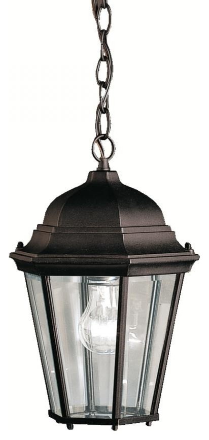 Kichler Madison One Light Hanging Lantern   Traditional   Outdoor Hanging Lights   by Lighting and Locks  Houzz