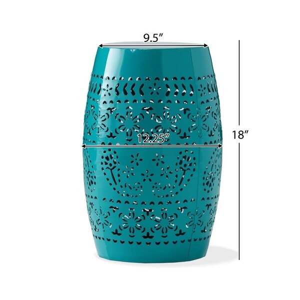 Modern desing lace cut side table，for garden and patio