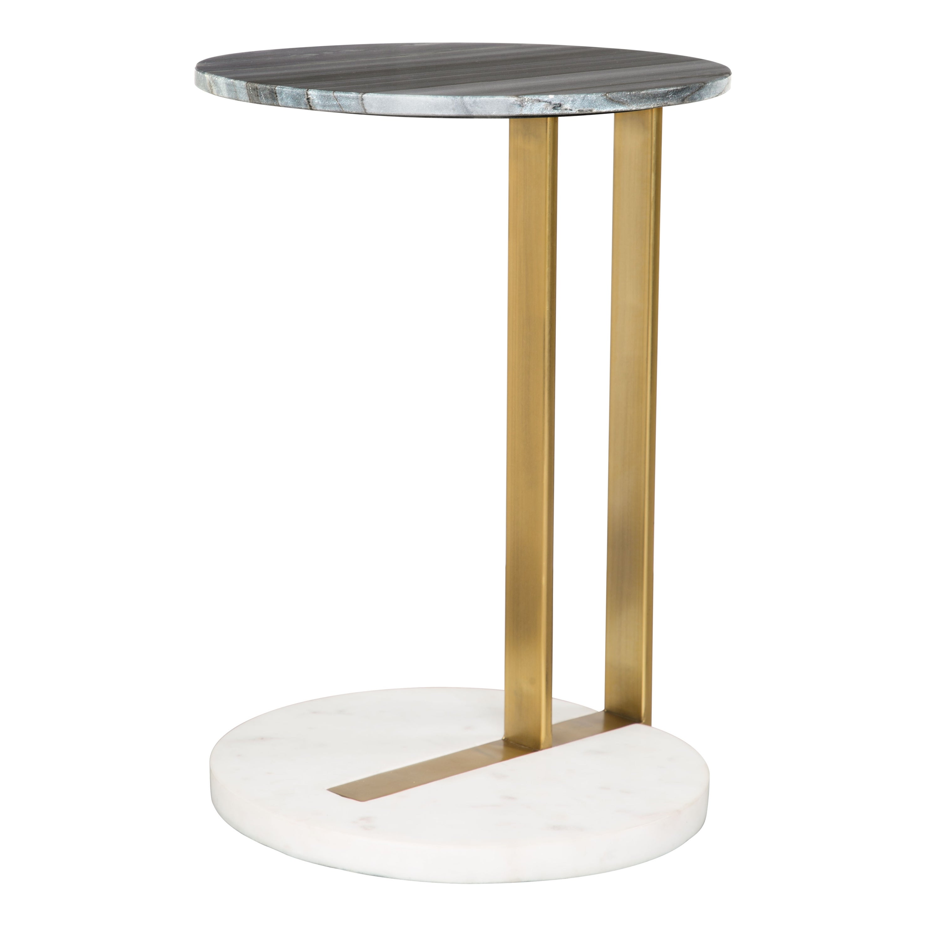 Zenith Marble Side Table Multicolor