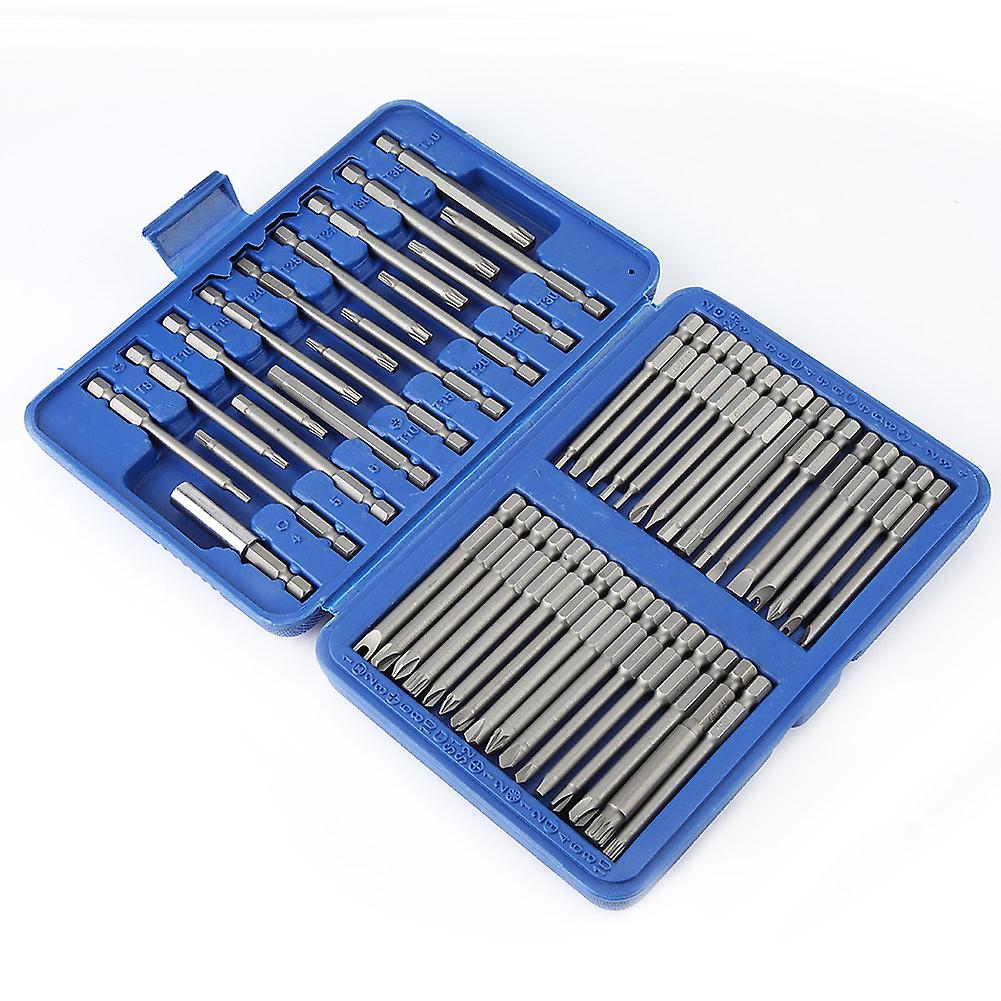 50pcs Steel Electric Screwdriver Bits Slot Cross U Shaped Hex Bits Socket Rotary Power Tool Kit