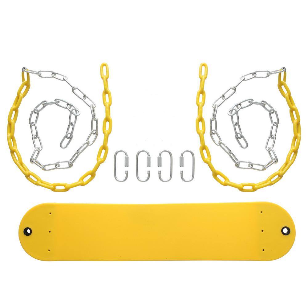 Winado Heavy-Duty Belt Swing Set for Outdoor Play Yellow 987166848182