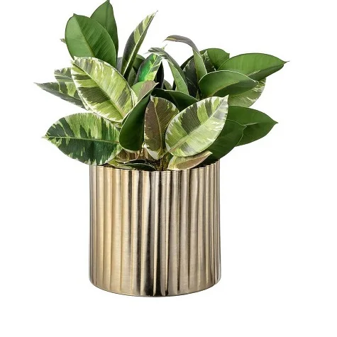 Decorative Handmade Custom Handmade Metal Planters for Garden Home Decorative Plant Flower Pot Luxury Floor Planter