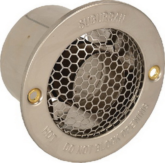 Suburban 261618 Vent Cap for Walls 2 3 Thick