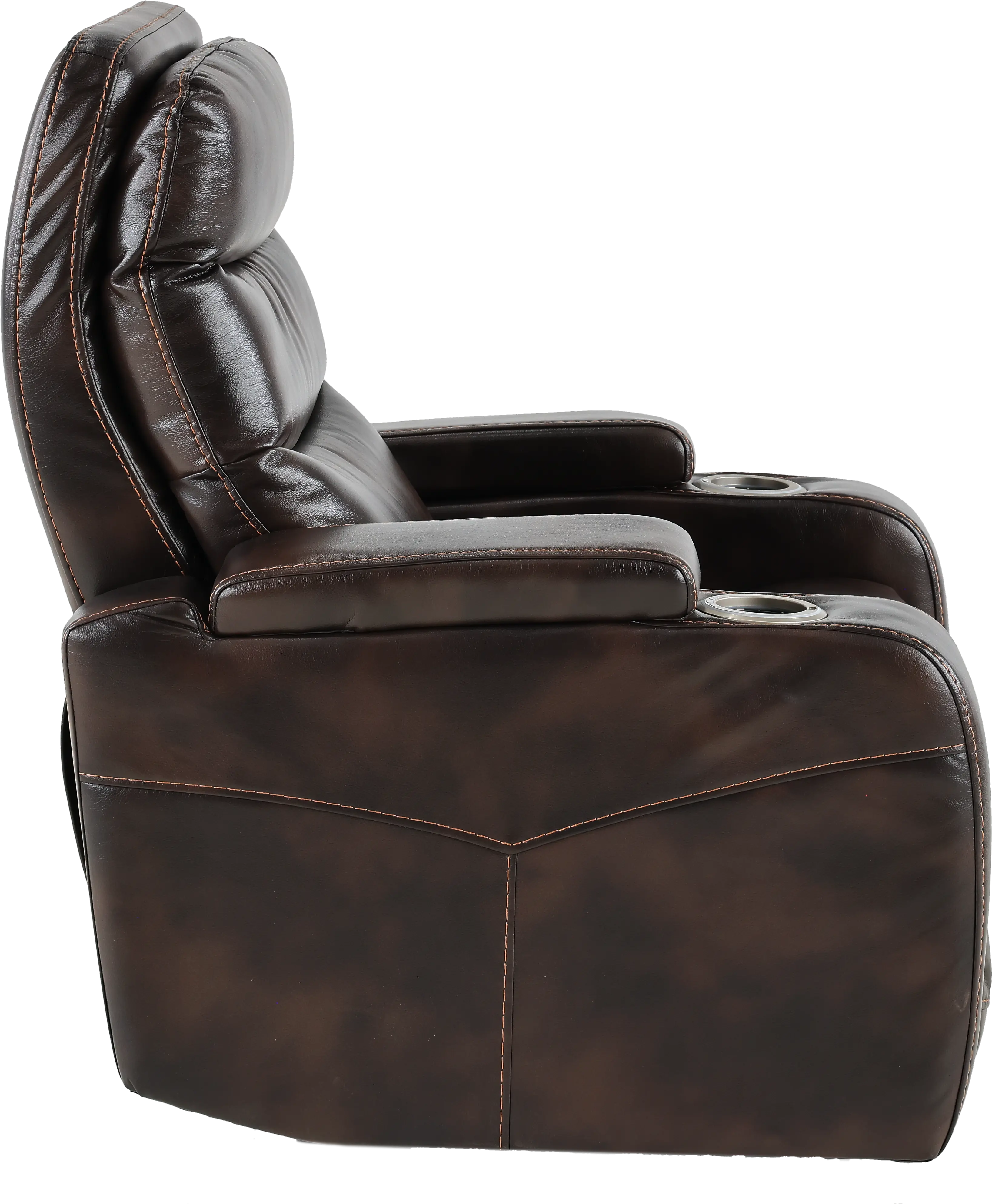 Cinema Brown Power Home Theater Recliner