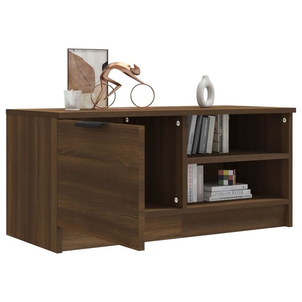 TV Cabinet Brown Oak 31.5