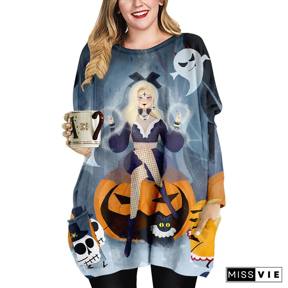 Halloween Series Printed Dress