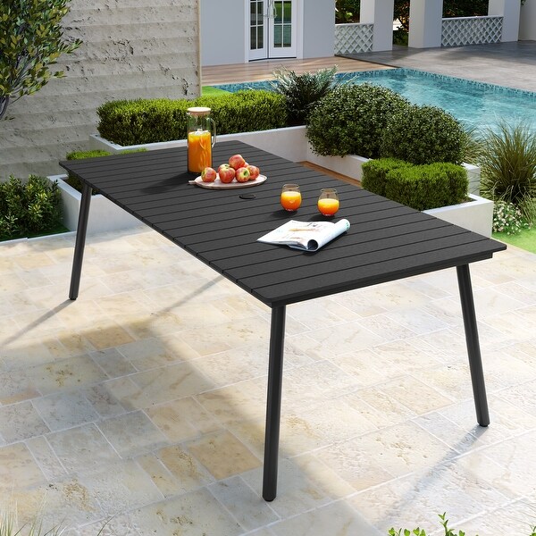 VredHom Outdoor Patio Aluminum Dining Table