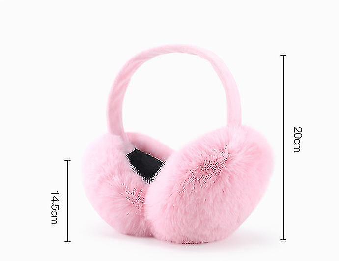 Winter Ear Muffs Faux Fur Warm Earmuffs Foldable Outdoor Ear Warmers