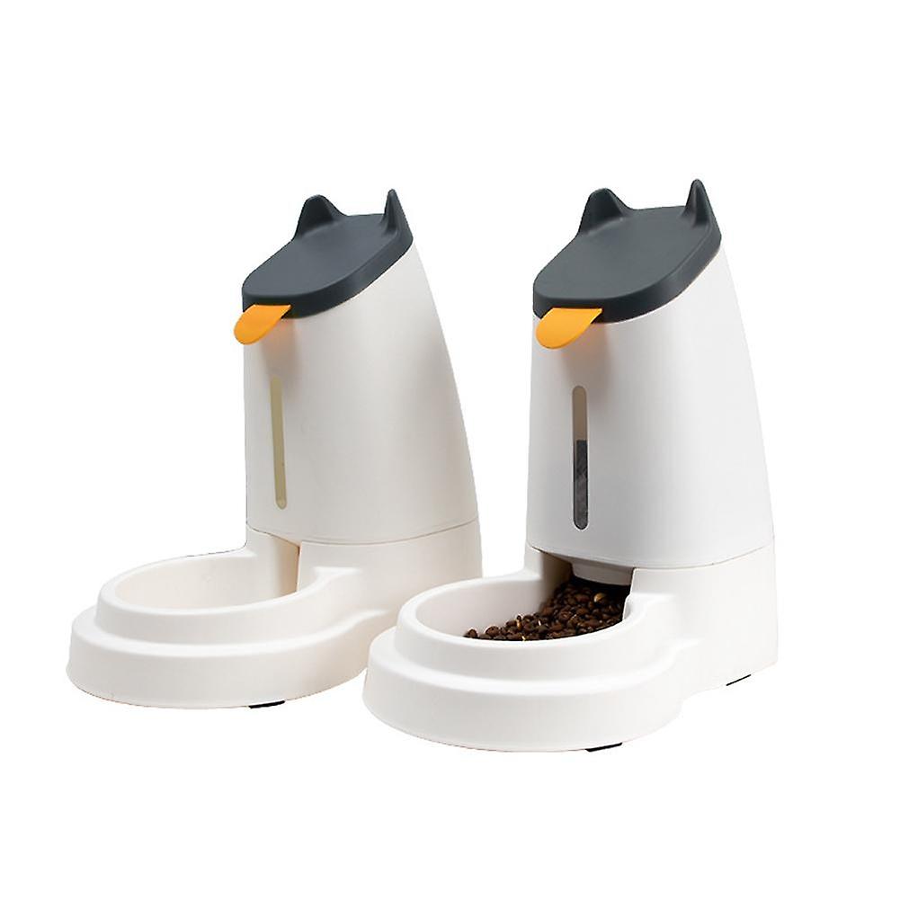 3.4L dog automatic water and food dispenser