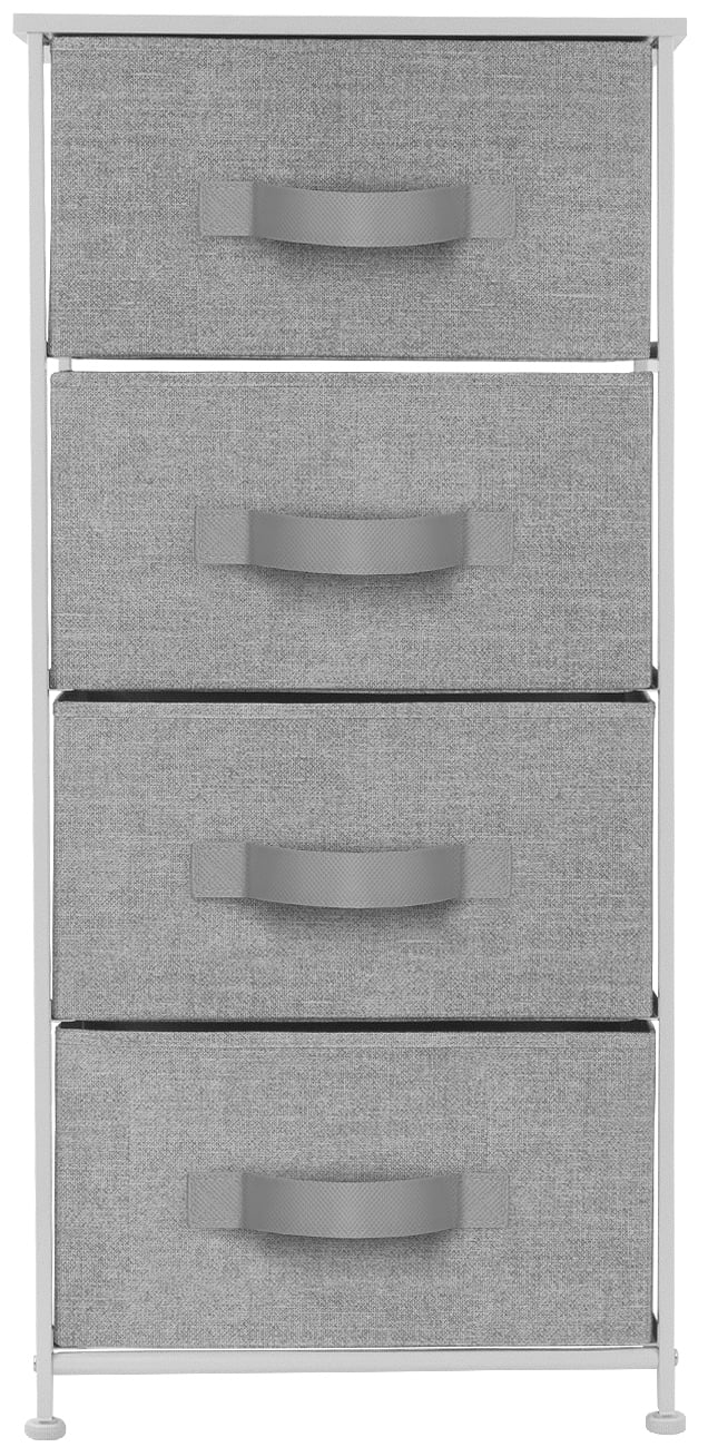 4 Drawers Chest Dresser - White