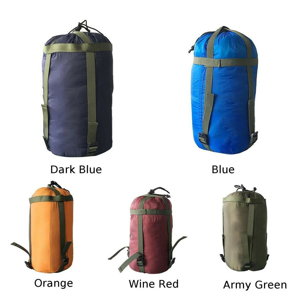 Waterproof Compression Stuff Sack Outdoor/Camping Sleeping Bag Storage Pack with Drawstring