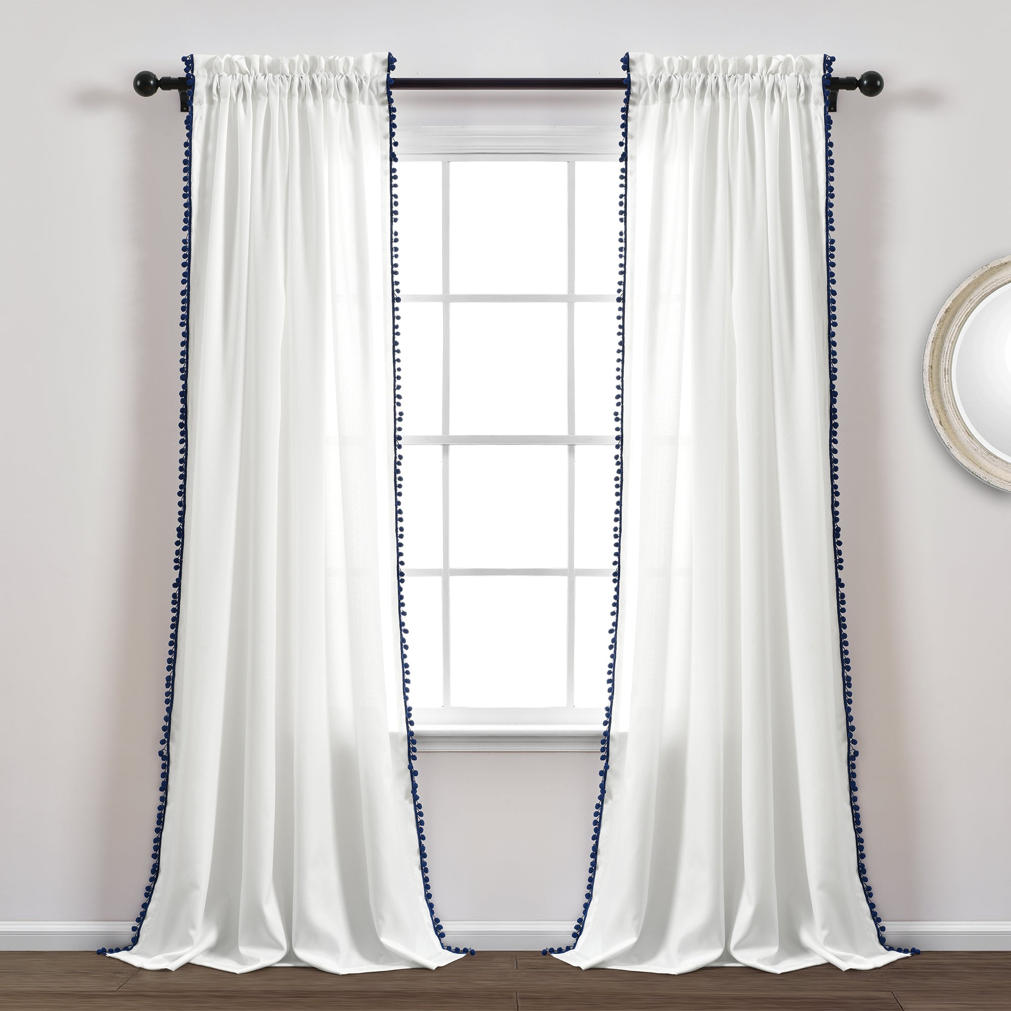 Pom Pom Window Curtain