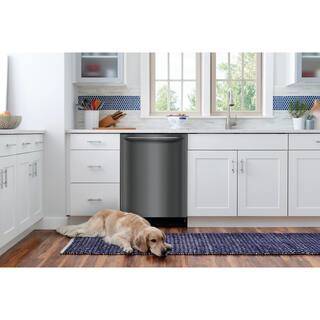 FRIGIDAIRE GALLERY 24 in. Smudge Proof Black Stainless Steel Top Control Built-In Tall Tub Dishwasher with Stainless Steel Tub 49 dBA FGID2479SD