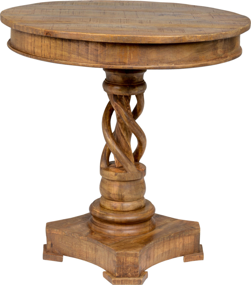 Bella Round Table   Traditional   Side Tables And End Tables   by HedgeApple  Houzz