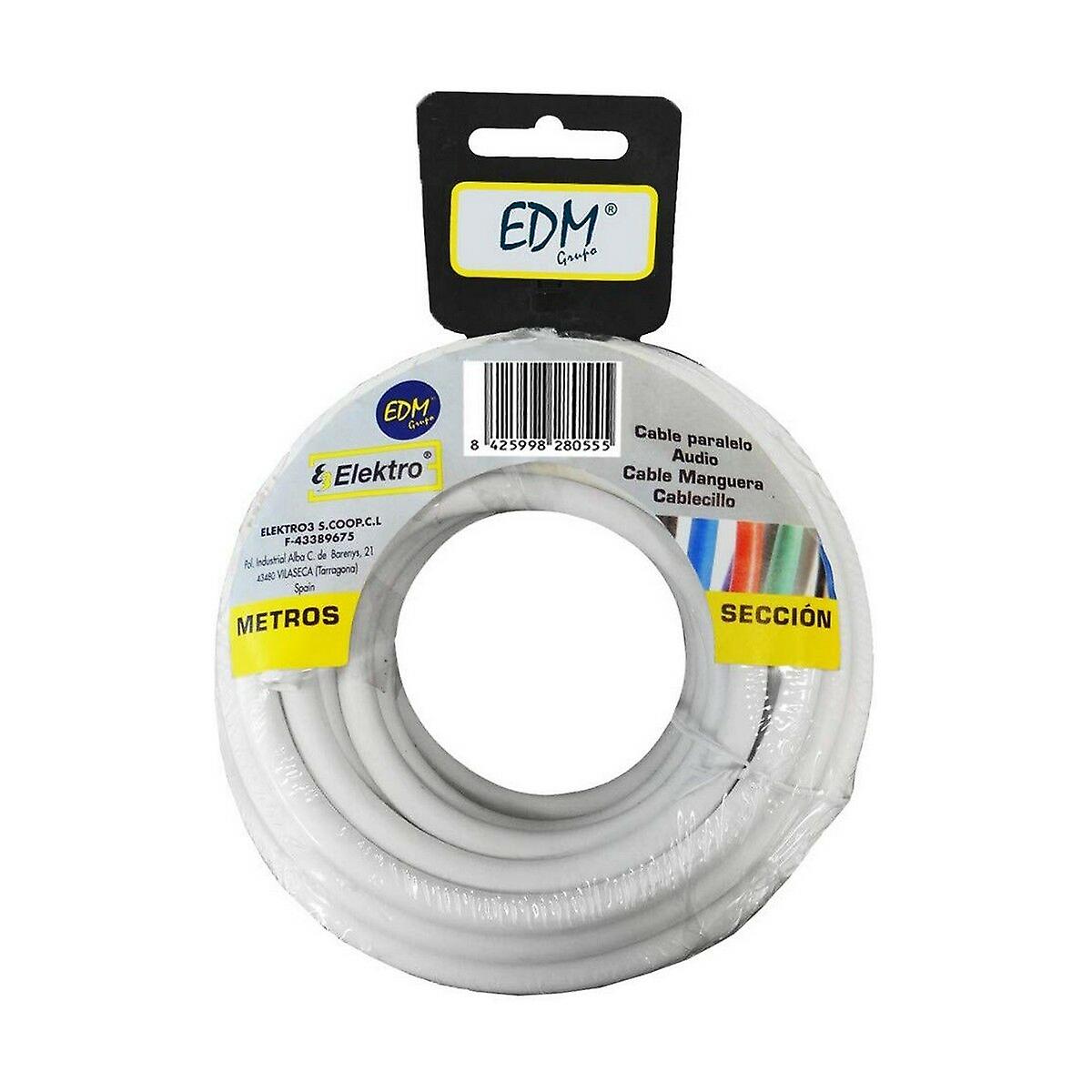 Cable EDM White 25 m