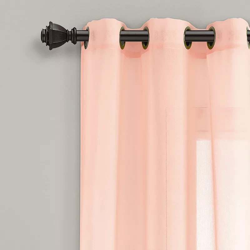 Lush Decor Umbre Fiesta Sheer Window Curtain Set