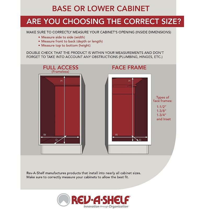 Rev-A-Shelf Double Pull Out Kitchen Cabinet 27 Quart Trash Can， RV-15PB-2