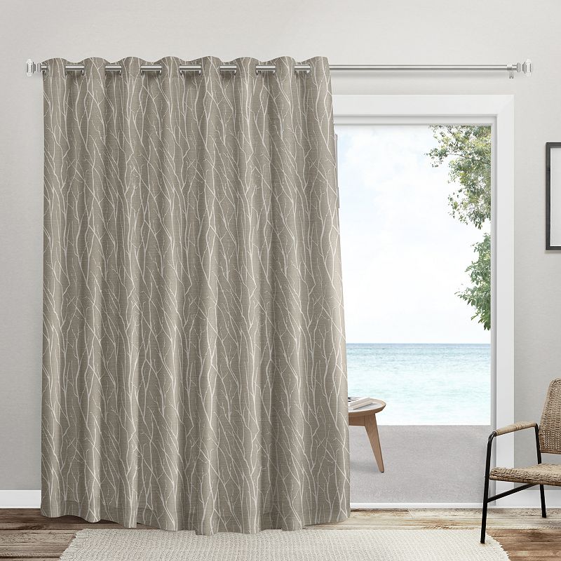 Exclusive Home Forest Hill Patio Woven Blackout Window Curtain