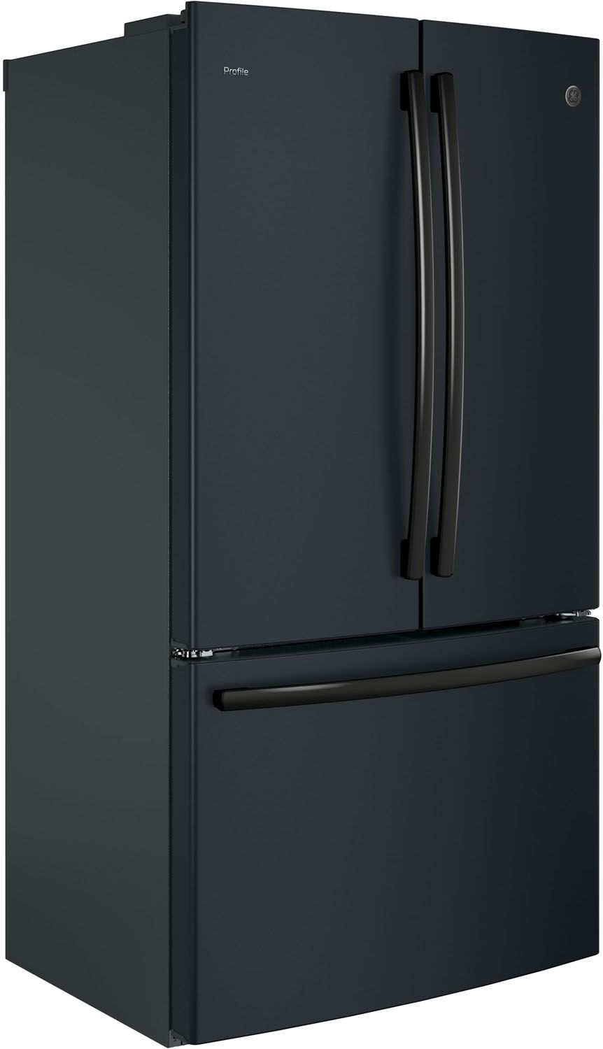 GE Profile ENERGY STAR 23.1 Cu. Ft. Black Slate Counter-Depth French-Door Refrigerator