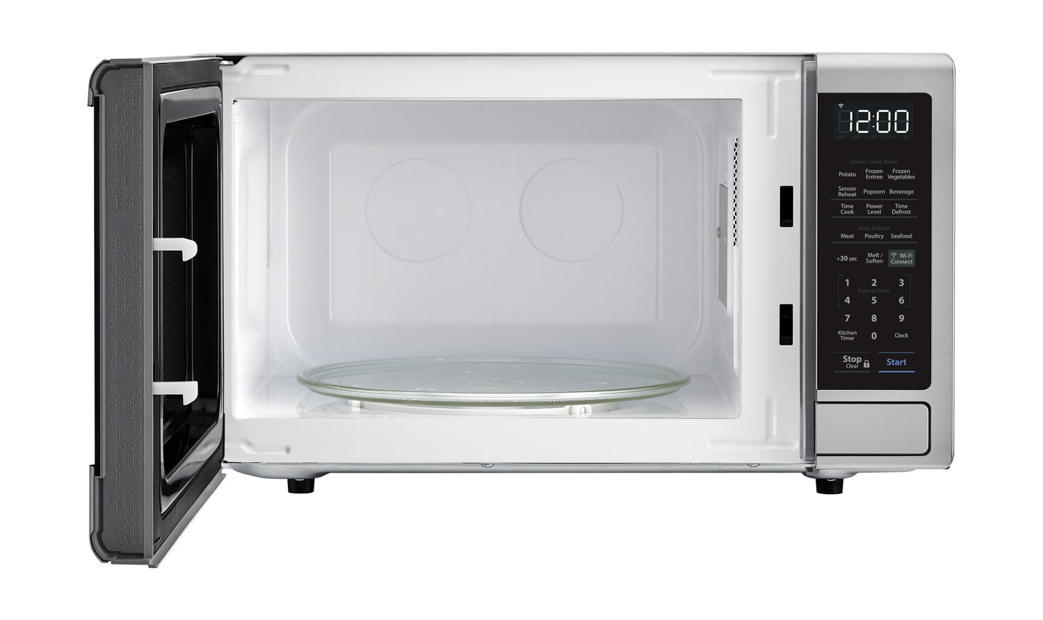 Sharp 1.4-Cu. Ft. Countertop Microwave with Alexa-Enabled Controls, Stainless Steel