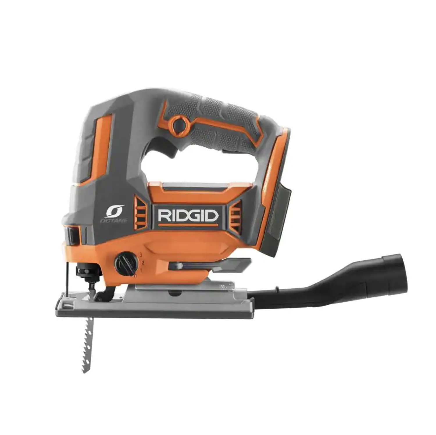 Ridgid 18V OCTANE Brushless Cordless Jig Saw Tool Only with All Purpose Jig Saw Blade Set (10-Piece)