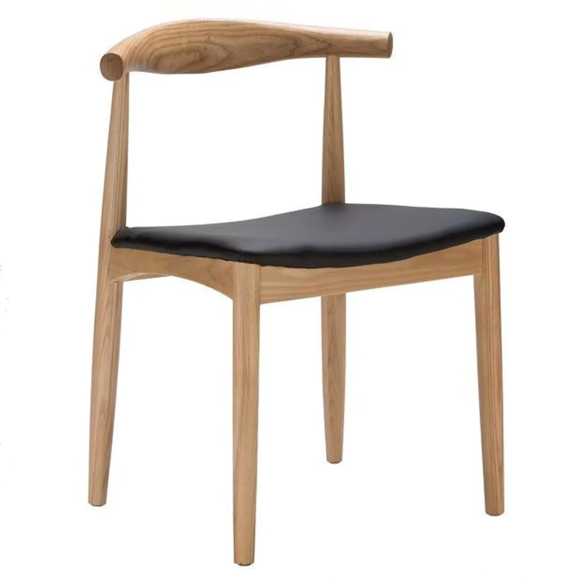 Dining Chair Solid Ash Wood And Genuine Leather Ws-021-N